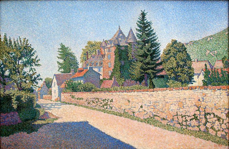 Paul Signac Comblat Castle. oil painting image